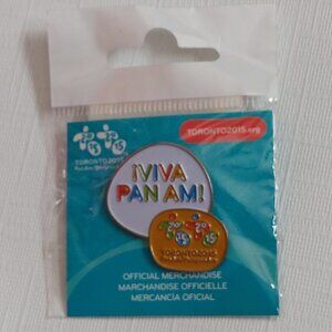 2015 Toronto Pam Am Olympic Games VIVA PAN AM Pin Sealed